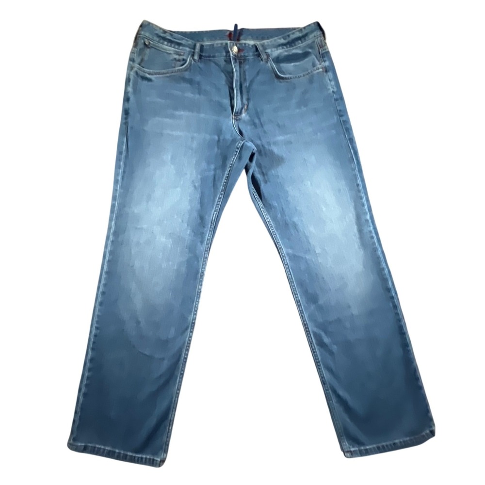 Tommy Bahama Authentic Jeans Mens 38x30 Blue Medium Wash Straight Leg Denim